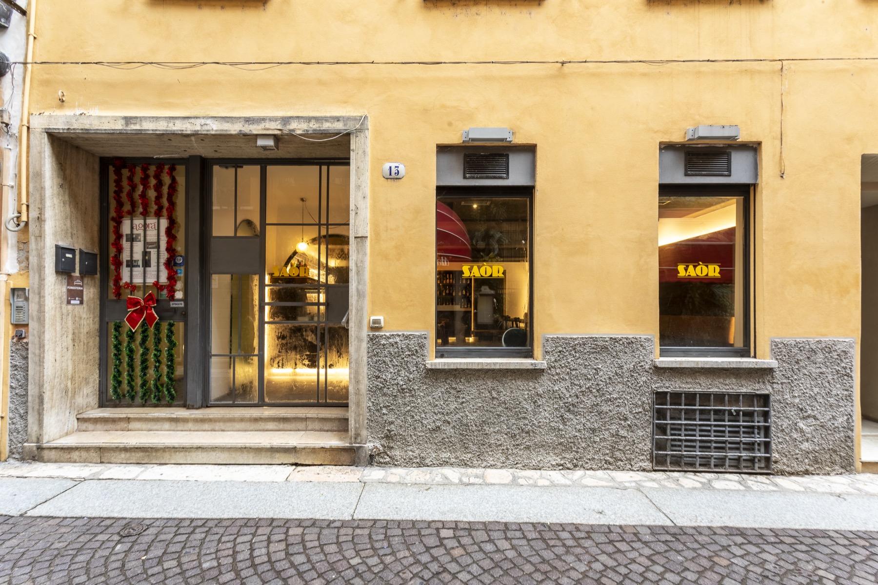 Ingresso esterno di Saòr Vineria a Mantova